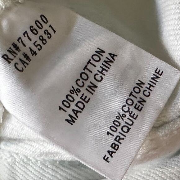 NEW Sandrine Rose Free People White Cut Off Denim Shorts, NWT, Size 24 MSRP $128 - Picture 9 of 11